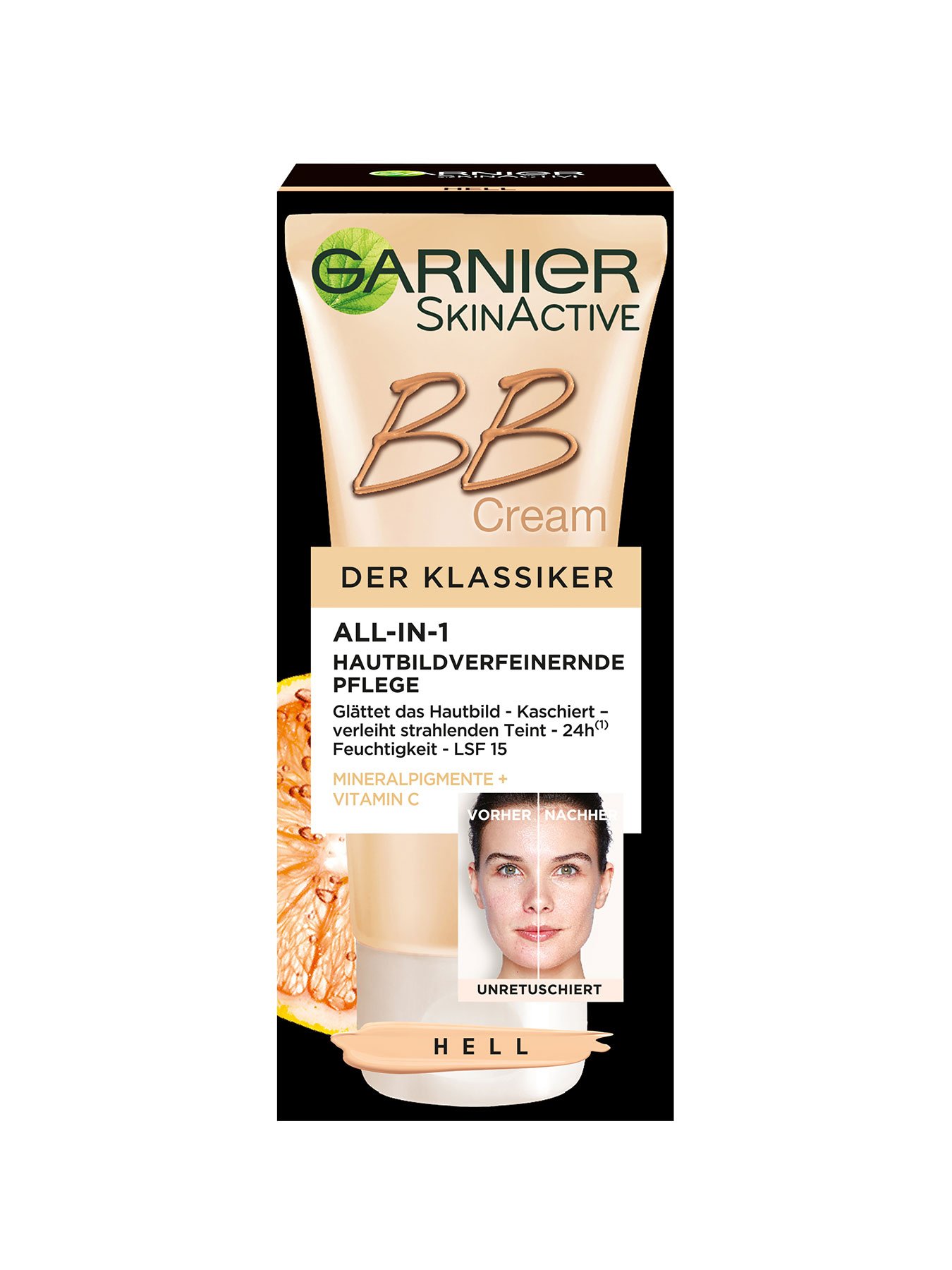 Miracle-Skin-Perfector-Hell-BB-Cream-50ml-Verpackung-Vorderseite-Garnier-Deutschland-gr